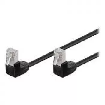 Cable de red Goobay 96077 negro 0,5 m Cat5e F/UTP