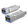 Transceptor de fibra óptica SFP+ Ubiquiti UACC-OM-SM-10G-D-2 10 Gbps 1310 nm LC Monomodo 10 km (pack de 2)