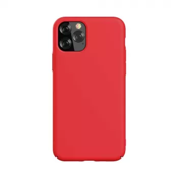 Funda para móvil Devia Nature Series para iPhone 12 Pro Max, silicona, rojo