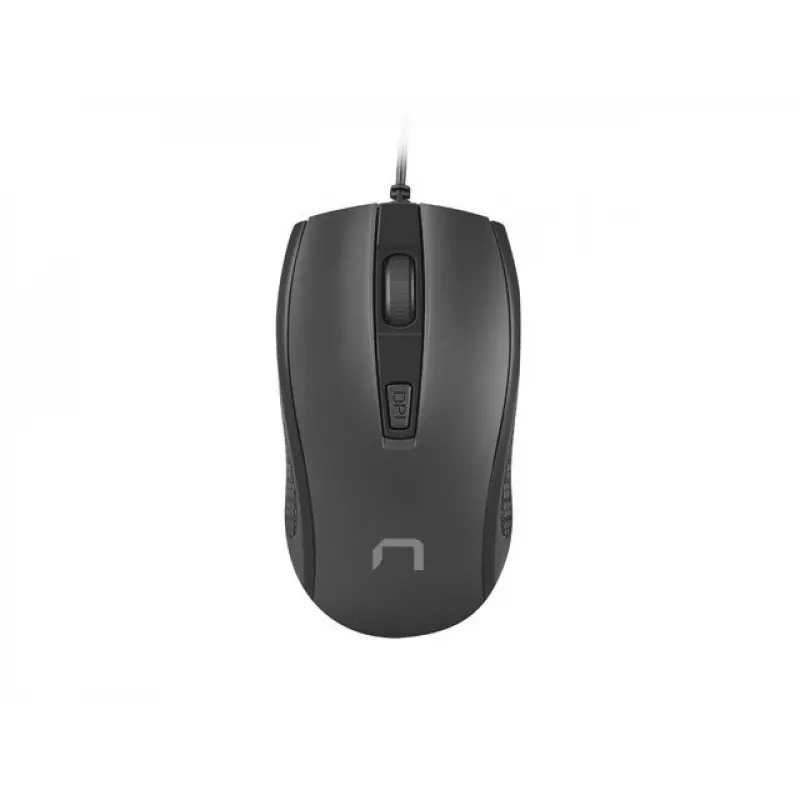 Natec Ratón óptico HOOPOE 2 1600 DPI, USB, negro