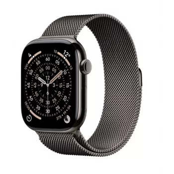 Apple Watch Series 11 GPS + Cellular 46mm caja de titanio Slate con Milanese Loop Slate M/L