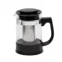 Resto Kitchenware 90512 tetera individual 950 ml negro, transparente