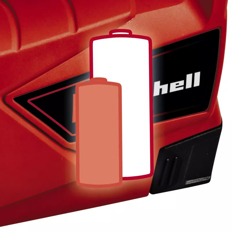 Grapadora a batería TC-CT 3,6 Li, grapadora eléctrica rojo/negro, batería de litio 1,3 Ah