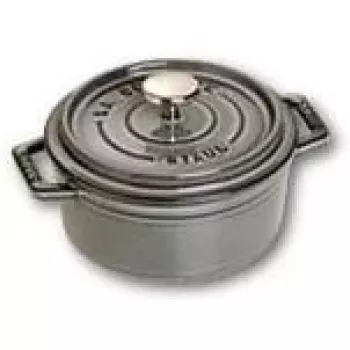 Staub 40509-474 cocotte redonda 12 cm gris grafito hierro fundido