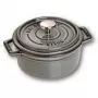 Staub 40509-474 cocotte redonda 12 cm gris grafito hierro fundido