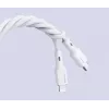 Cable de silicona blanco CB-SCL2 Lightning-USB-C USB Power Delivery USB-PD