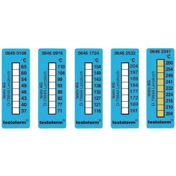 Tiras de medición de temperatura TESTO 50 x 18 mm (0646 1724)