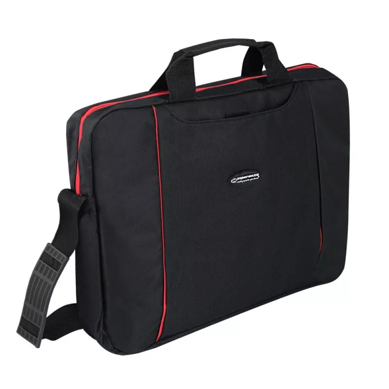 Funda top loader Esperanza SALERNO 39,6 cm (15,6) negra, roja