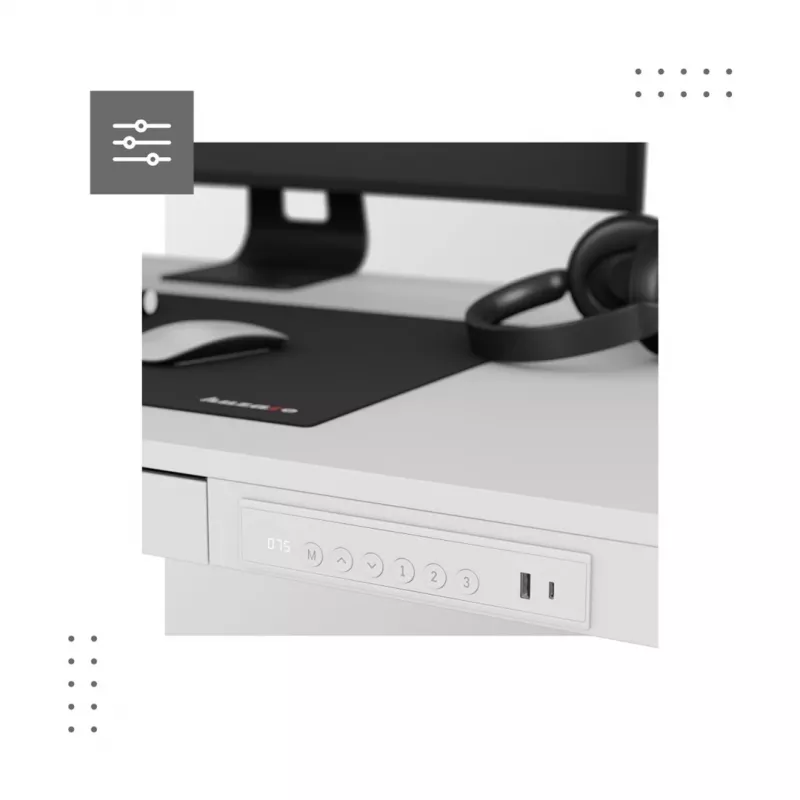 Escritorio eléctrico MA-Leader 8.2 blanco