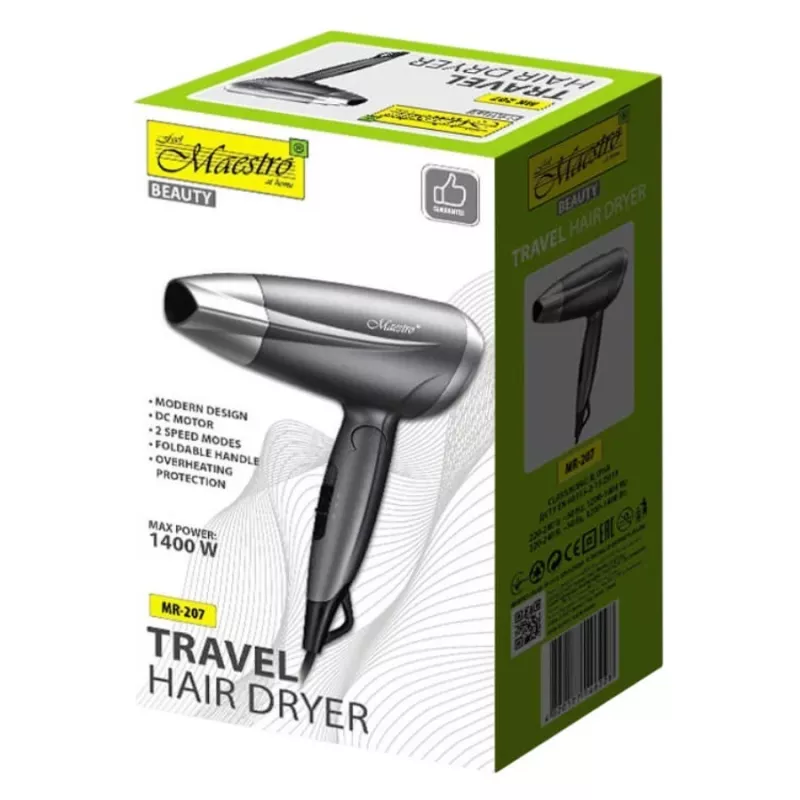Secador de pelo Maestro MR-207 1400W