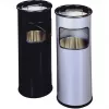 Papelera Durable 333023 17 L redonda metal plata