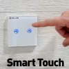 Interruptor WiFi inteligente Tellur SS2N — 2 puertos, 1800 W en total, 10 A por canal