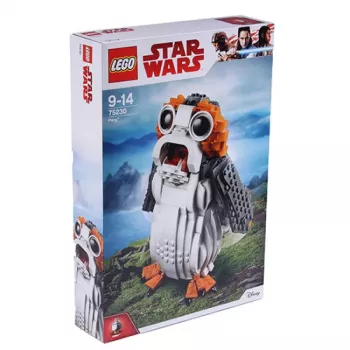 LEGO figura construible Star Wars Porg 75230 – Modelo de colección con funciones móviles