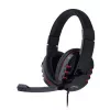 Gembird GHS-402 Auriculares/Auriculares con micrófono con cable con diadema Gaming Negro