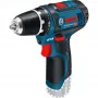 Bosch GSR 12V-15 Professional 650 g negro, azul, rojo, plata