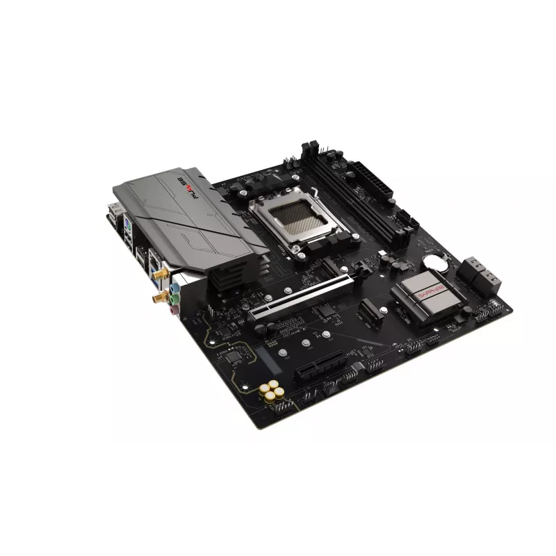 Placa base Sapphire PULSE A620AM (microATX) Socket AM5, AMD A620A, DDR5, 2x DIMM, 64 GB, 2x M.2, Gigabit LAN