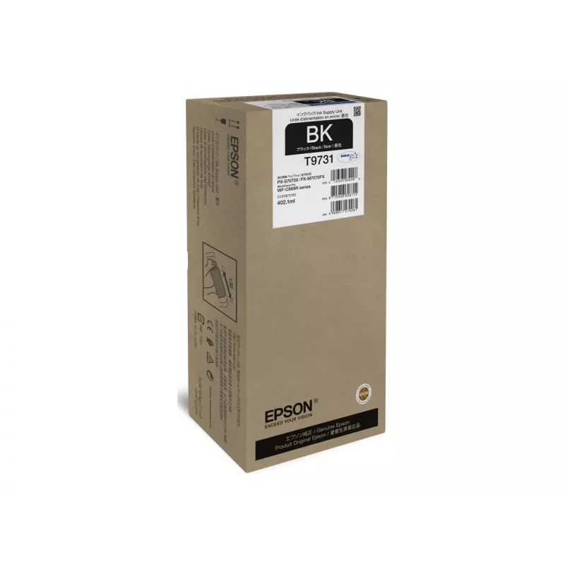 Pack de tinta Epson WF‑C869R negro XL pack de tinta original, alto rendimiento hasta 7.000 páginas
