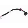 Conector hembra de alimentación con cable, TOSHIBA L505D, Satellite L350, L350D