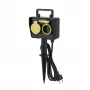 Bachmann 394.180 Cable alargador 2m 2 tomas de corriente AC exterior negro azul