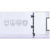 Soporte para monitor Gembird MA-D2-02, brazo de sobremesa para monitor, capacidad de carga máxima 9 kg