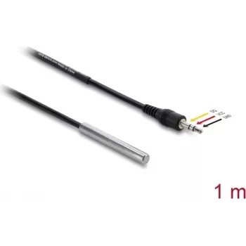Cable de sensor/actuador DELOCK 91387, 1 m de longitud, conector macho, negro