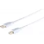Cable USB ShiverPeaks 77025-W — High Speed USB 2.0 Type-A a Type-B, contactos dorados
