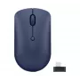 Ratón óptico inalámbrico Lenovo 540 RF, ambidiestro, 2400 DPI, receptor USB‑C de 2,4 GHz, azul