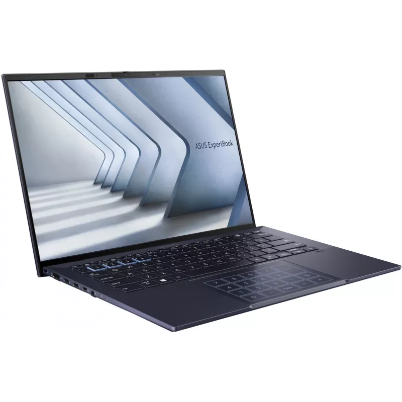 ASUS ExpertBook B9 OLED B9403CVAR-PP1735X portátil, Intel Core 7 150U, 35,6 cm (14 pulgadas) WQXGA+ 2880 x 1800, 16 GB LPDDR5x, SSD de 512 GB, Intel Graphics, Windows 11 Pro, teclado alemán, negro