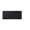 Teclado CHERRY STREAM TKL universal USB QWERTZ suizo negro