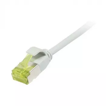 Cable de parcheo RJ45, CAT6A 500 MHz, 7,5 m, gris, U/FTP, Slimline redondo d=3,8 mm, TPE/LSZH (Superflex), AWG32, con cable bruto Cat.7, Synergy 21 (S217308V3)