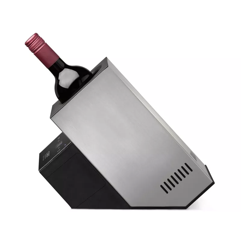 Caso | Vinoteca | WineCase Deluxe Acero inoxidable | Capacidad de botellas 1 | Negro/Plata