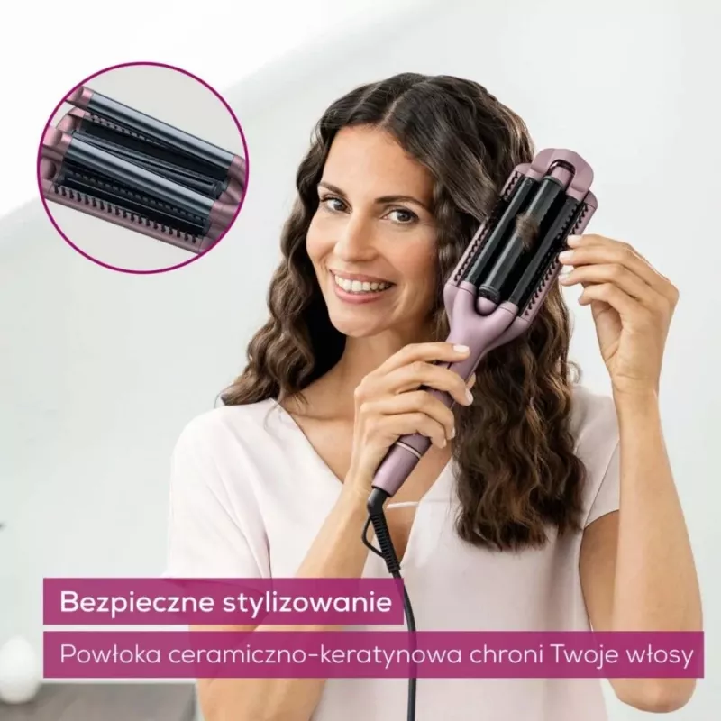 Moldeador de pelo Beurer HT65 herramienta 2 en 1 para rizar y alisar, modelo HT65