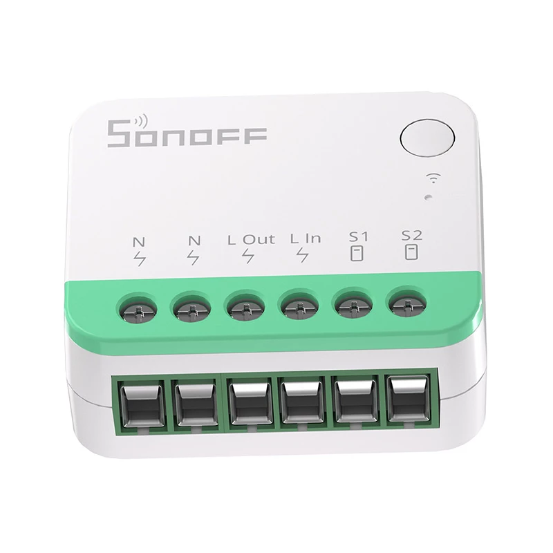 Sonoff MINIR4M Matter mini interruptor inteligente WiFi (HomeKit, SmartThings, Home Assistant).