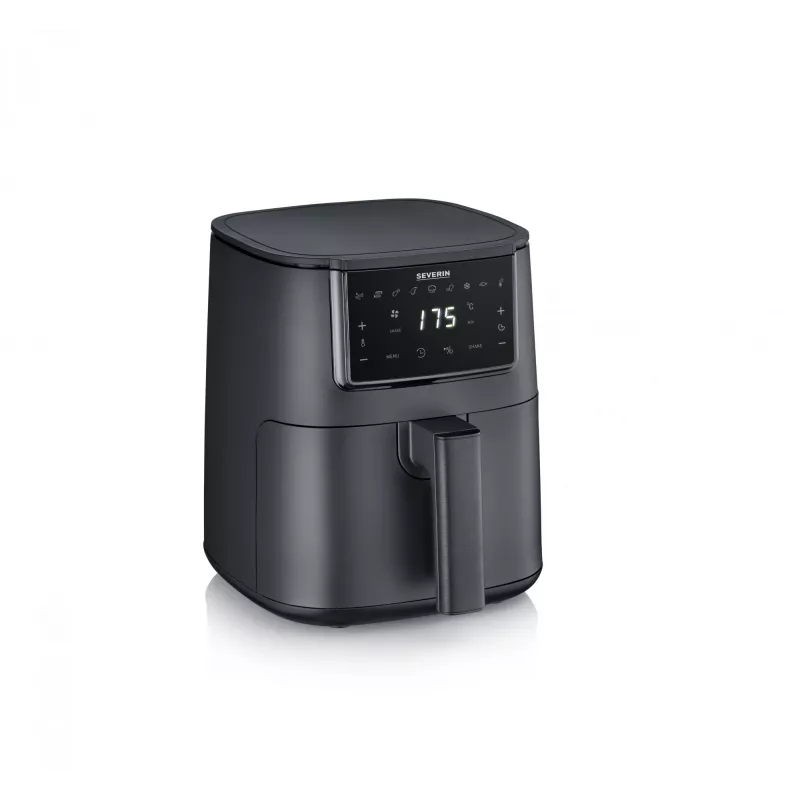 Freidora de aire SEVERIN FR 2461 — capacidad 4 L, negra