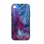 Protector de pantalla Tellur Cover Glass Print para iPhone XR con diseño de palmera impreso