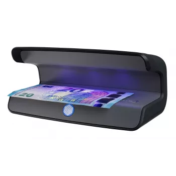 Detector de billetes falsos Safescan 131-0723 negro UV multdivisa