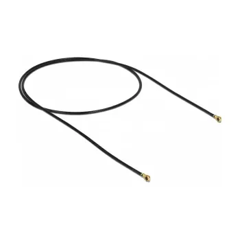 Cable coaxial DeLOCK 89645 0,4 m MHF IV HSC MXHP32 negro oro