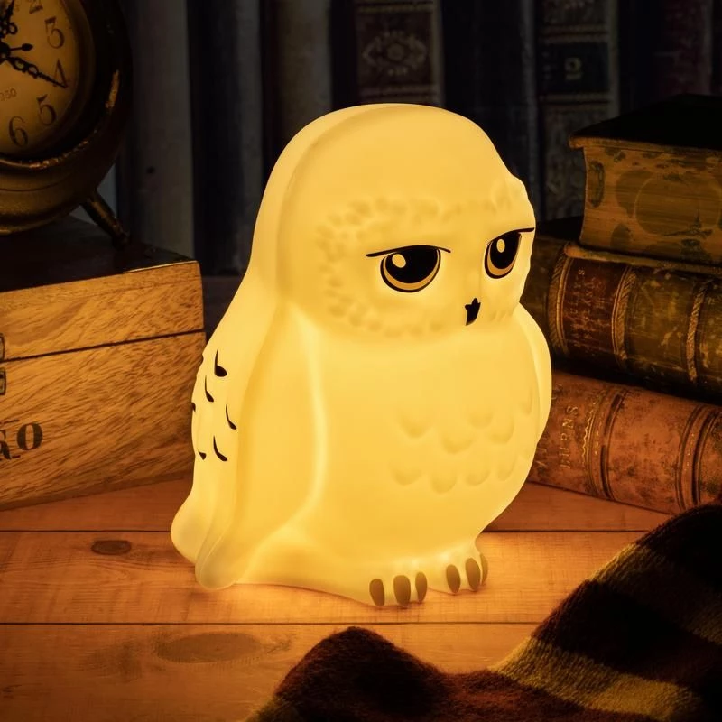 Lámpara de mesa Paladone Hedwig Light V3 – lámpara LED de noche con forma de búho Hedwig