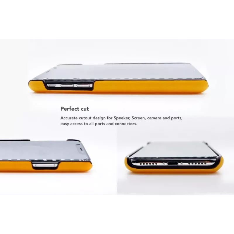 Carcasa trasera VixFox para iPhone 7/8 Plus, amarillo mostaza, cubierta protectora rígida