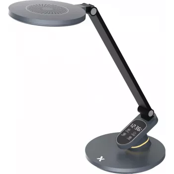 Lámpara de escritorio MAXCOM ML 5100 LED gris con brillo ajustable