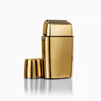 Afeitadora de láminas BABYLISS FXFS2GE — afeitadora de láminas inalámbrica de 2 cuchillas, batería integrada, 180 min de autonomía, dorado