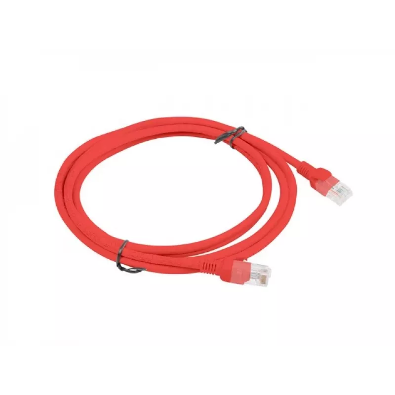 LATIGUILLO Cat.6 UTP 2M rojo FLUKE PASSED LANBERG 10-PACK