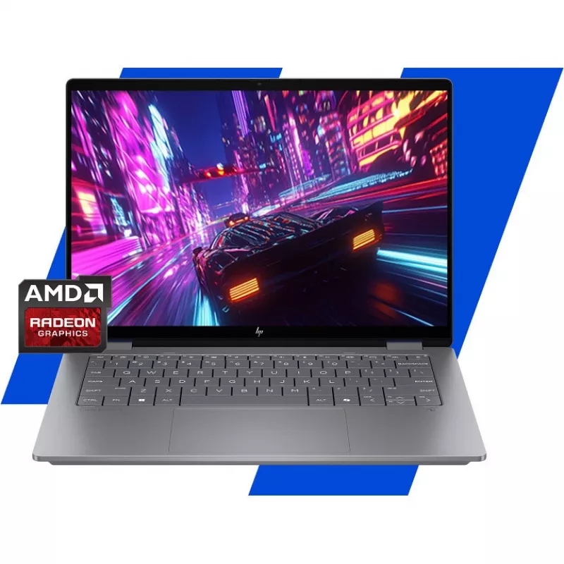 HP OmniBook X Flip 14 3k Pantalla táctil Ryzen AI 5 340 16GB/512GB SSD Windows 11 Home - 14-FK0453NG Copilot+PC (BZ7Z2EA#ABD)