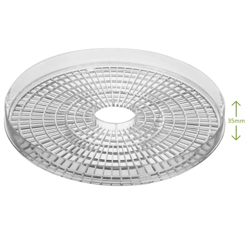 GreenBlue GB190 deshidratador de alimentos para setas, verduras y frutas, 5 bandejas, 250 W, temperatura ajustable 35–70 °C, blanco
