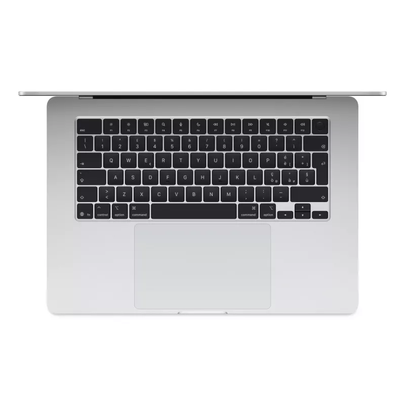 MacBook Air 15, plata, M4 (10-CPU/10-GPU), 16 GB, 512 GB, alemán, fuente de alimentación Dual USB-C 35W, MW1H3D/A