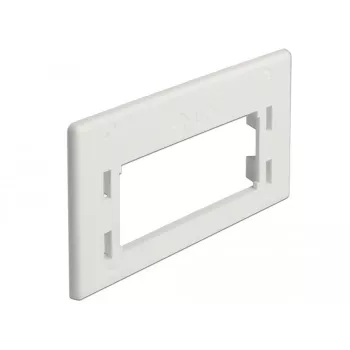 Placa adaptadora Keystone, montaje (Blanco)
