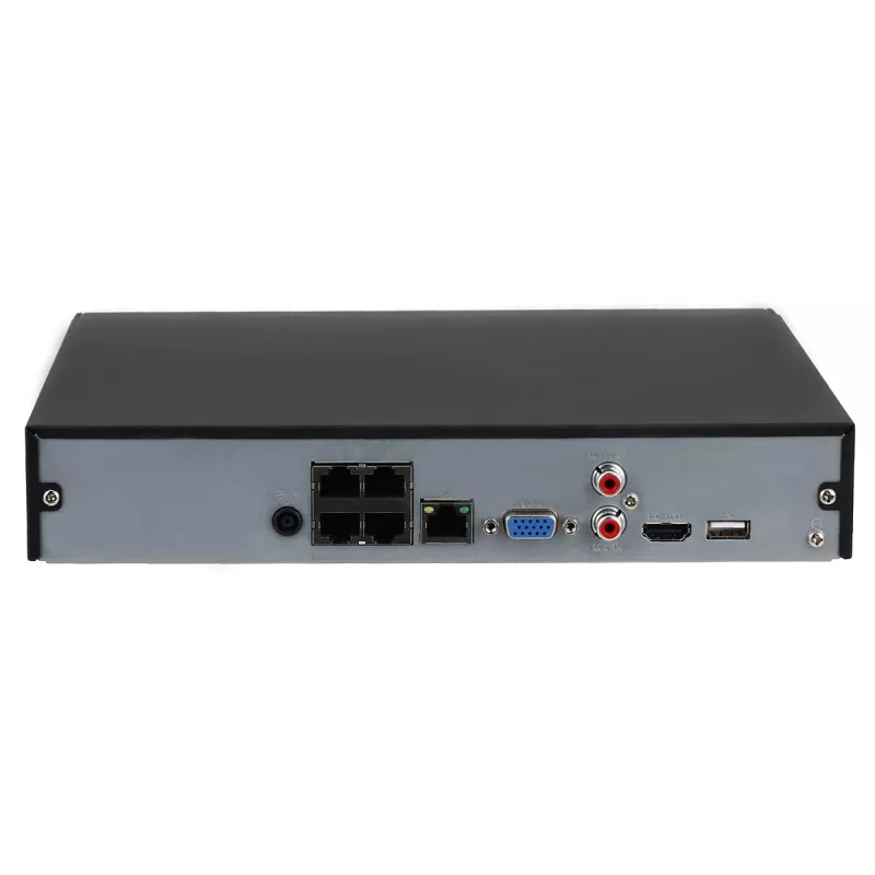 Dahua Technology WizSense NVR4104HS-P-EI Grabador de vídeo en red 1U Negro