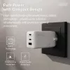Cargador de pared DIGITUS DA-10303 67W GaN, 2× USB-C + 1× USB-A, 100–240V, blanco