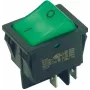 Interruptor basculante Bachmann 924.097 2P Negro Verde