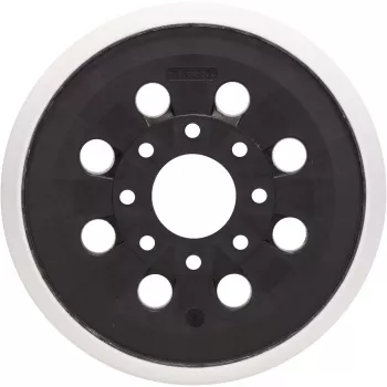 Plato de lijado Bosch Accessories 2608000349, semiduro, 125 mm, para GEX 125-1 AE diámetro 125 mm, compatible con lijadora excéntrica GEX 125-1 AE